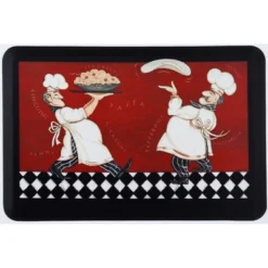 Pizza Pasta Chefs Designer Chef Oil & Stain Resistant Anti-Fatigue Kitchen Floor Mat -Decoration Series Shop GUEST 40b38f8c 410c 4df8 a14c e7b66a726f0e