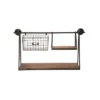 Transpac Metal Black Everyday Shelf With Basket And Hooks 2 Transpac Metal Black Everyday Shelf With Basket And Hooks -Decoration Series Shop GUEST 4177faa3 8ff1 4a64 b4be bef998a0b1b1