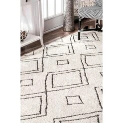 NuLOOM Lisha Moroccan Diamond Tassel Area Rug -Decoration Series Shop GUEST 418a73df 2f6c 4b50 8751 5846fba70435