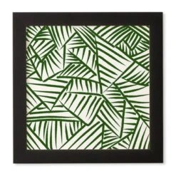 Nadiamlopez Linear 5 Framed Wall Canvas Black/Green - Deny Designs -Decoration Series Shop GUEST 420c792f c352 4ff7 8257 6ae3f8543eef