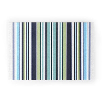 Sheila Wenzel-Ganny Lavender Mint Blue Stripes Looped Vinyl Welcome Mat - Society6 5 Sheila Wenzel-Ganny Lavender Mint Blue Stripes Looped Vinyl Welcome Mat - Society6 - Image 3