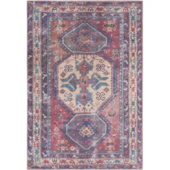 Nicole Curtis Machine Washable Bordered Southwestern Indoor Rug -Decoration Series Shop GUEST 439ef5d1 f488 4590 9c4d 0f66f95b41f2
