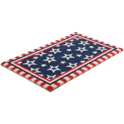 Northlight Blue And Red Americana Stars And Striped Border Coir Outdoor Doormat 18" X 30" 10 Northlight Blue And Red Americana Stars And Striped Border Coir Outdoor Doormat 18" X 30" -Decoration Series Shop GUEST 43bee2ae 6ab5 4651 b281 bfccce02e3f4