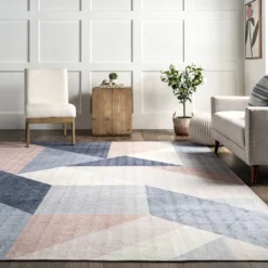 NuLOOM Afton Modern Diamond Machine Washable Area Rug -Decoration Series Shop GUEST 492c9234 d9cf 4542 97ea 0ebdeb81fb70