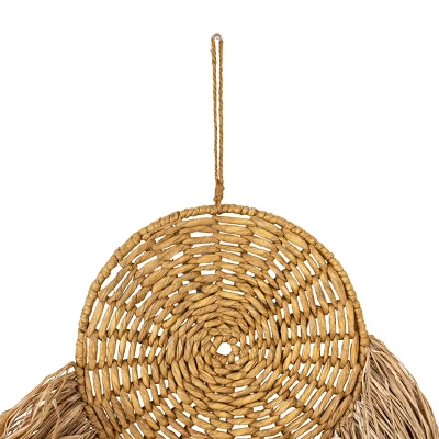 Round Hanging Accent Brown Seagrass, Rope & Jute By Foreside Home & Garden 4 Round Hanging Accent Brown Seagrass, Rope & Jute By Foreside Home & Garden - Image 2