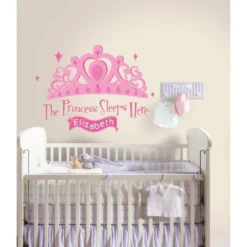 Princess Sleeps Here Peel And Stick Giant Wall Decal - RoomMates