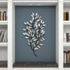 Metal Leaf Metallic Wall Decor With Stem - Olivia & May -Decoration Series Shop GUEST 4d009264 cf76 4935 b0f0 ecfbcf60e467