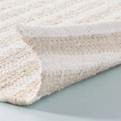 Break Stripe Handmade Area Rug Taupe/Cream - Hearth & Hand™ With Magnolia -Decoration Series Shop GUEST 4d12aad8 6af9 4cc9 a6b6 bd67af96d383