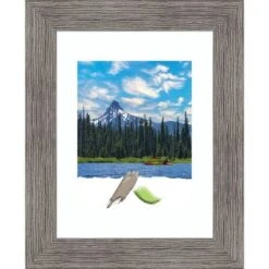 Amanti Art Pinstripe Plank Grey Narrow Picture Frame -Decoration Series Shop GUEST 5020d8b0 e23f 44fa be82 9a8ac2885305