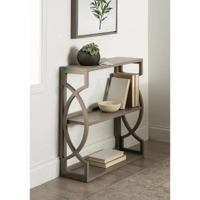 25" X 28" Raines Wood Decorative Wall Shelf Gray - Kate & Laurel All Things Decor 9 25" X 28" Raines Wood Decorative Wall Shelf Gray - Kate & Laurel All Things Decor - Image 7
