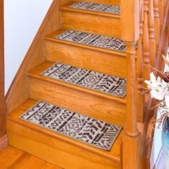 World Rug Gallery Bohemian Design Geometric Non-Slip Stair Treads -Decoration Series Shop GUEST 50938cf7 9f95 48f8 a184 e765a786a063