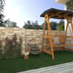 14" X 13" Farmhouse Ceramic Chicken Garden Sculpture Beige - Olivia & May -Decoration Series Shop GUEST 54ac046f aecd 4ebb a242 800bd17aa836