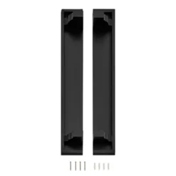 24" Set Of 2 Floating Wall Decor Display Ledge Shelves Black - Danya B. 20 24" Set Of 2 Floating Wall Decor Display Ledge Shelves Black - Danya B. -Decoration Series Shop GUEST 55a69ae5 8468 4f46 9337 11afcd9af046