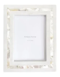 White Mother Of Pearl White Marble Picture Frame - Anaya -Decoration Series Shop GUEST 55bb7ab5 3c90 431d a077 e74a52891c4c