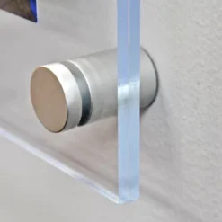 Azar Displays Floating Acrylic Wall Frame With Silver Stand Off Caps: 22" X 28" Graphic Size, Overall Frame Size: 26" X 32" -Decoration Series Shop GUEST 56e05056 0eab 40bc b9c2 12dd9c954649