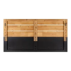 42" X 22" Samuels Decorative Wall Shelf With Hooks Rustic Brown/Black - Kate & Laurel All Things Decor -Decoration Series Shop GUEST 5811db43 b28a 44ce 9ec3 dd73dcc3e537