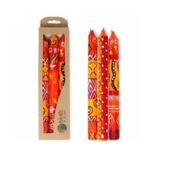 Global Crafts Unscented Hand-Painted Dinner Candles, Boxed Set Of 3 -Decoration Series Shop GUEST 5997c0c6 751c 457a ba64 50040f8ed2f8