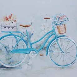 Canvas Bike Handmade Framed Wall Art With Tan Frame Blue - Olivia & May 10 Canvas Bike Handmade Framed Wall Art With Tan Frame Blue - Olivia & May -Decoration Series Shop GUEST 5a9ea2ff c1c9 4bc0 93eb babdd41739e2