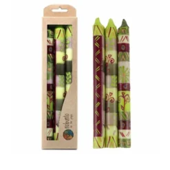 Global Crafts Unscented Hand-Painted Dinner Candles, Boxed Set Of 3 -Decoration Series Shop GUEST 5b2ca912 2025 419b a8ce c7f72303327d