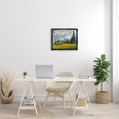 Stupell Industries Van Gogh Wheat Field With Cypresses Post Impressionist Painting 3 Stupell Industries Van Gogh Wheat Field With Cypresses Post Impressionist Painting