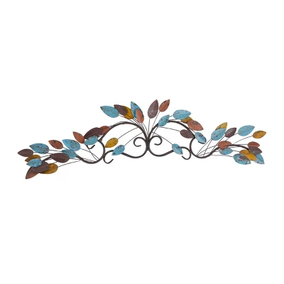 Metal Leaf Wall Decor Multi Colored - Olivia & May 9 Metal Leaf Wall Decor Multi Colored - Olivia & May - Image 7