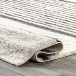 Lauren Liess X RugsUSA - Striped Wool Machine Washable Area Rug 15 Lauren Liess X RugsUSA - Striped Wool Machine Washable Area Rug -Decoration Series Shop GUEST 5d194dca d69d 4bd8 b03e 404b6be78573