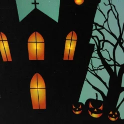 Northlight 23.5" Halloween Prelit LED Church In Cemetery Canvas Wall Art - Teal Blue/Black 7 Northlight 23.5" Halloween Prelit LED Church In Cemetery Canvas Wall Art - Teal Blue/Black -Decoration Series Shop GUEST 6017c8dc 9d7c 4439 9b87 acc7ef24a2f8