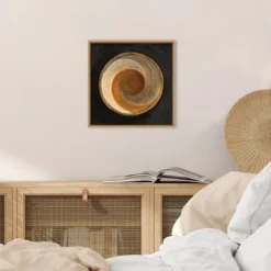 16" X 16" Woven Beauty I On Black By Albena Hristova Framed Canvas Wall Art - Amanti Art -Decoration Series Shop GUEST 6096eb06 57b1 448a b7cb 7e1afbdbd5a4