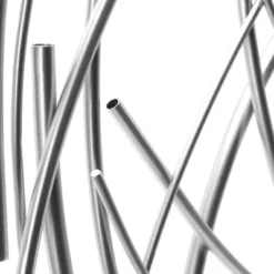 LuxenHome Silver Metal Abstract Swirl Round Wall Art Decor -Decoration Series Shop GUEST 60a64d46 edac 41b5 a77a 3bfef7339842