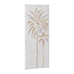 Metal Tree Relief Palm Wall Decor With Gold Detailing Gold - Olivia & May 10 Metal Tree Relief Palm Wall Decor With Gold Detailing Gold - Olivia & May -Decoration Series Shop GUEST 60e88149 727d 469b 8af5 add81e97e3f6