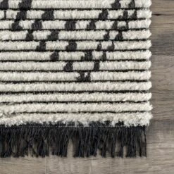 NuLOOM Jaycee Abstract Soft Shaggy Textured Fringe Area Rug -Decoration Series Shop GUEST 614b1611 686f 4013 b3c4 3532a4839066
