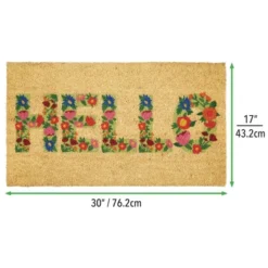 MDesign Welcome Entryway Doormat With Natural Fibers -Decoration Series Shop GUEST 62fe080d 578f 44db b130 15ecad017a9c
