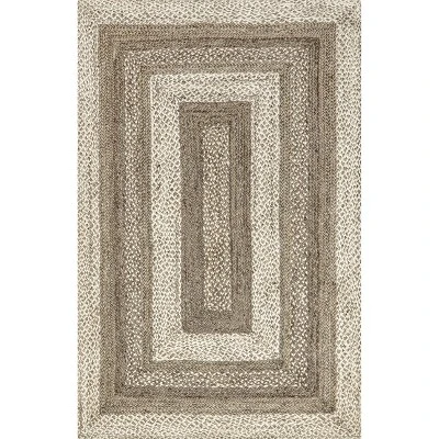 NuLOOM Charlene Braided Border Jute Area Rug 14 NuLOOM Charlene Braided Border Jute Area Rug - Image 12