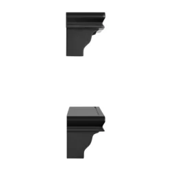 24" Set Of 2 Floating Wall Decor Display Ledge Shelves Black - Danya B. 19 24" Set Of 2 Floating Wall Decor Display Ledge Shelves Black - Danya B. -Decoration Series Shop GUEST 65182651 cdf2 465e b22d a0f930d5cf3d