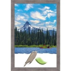 Amanti Art Pinstripe Plank Grey Narrow Picture Frame -Decoration Series Shop GUEST 65527a1a 1457 4eed b616 c825b162dc63