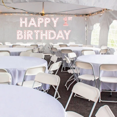 Big Dot Of Happiness 1st Birthday Little Miss Onederful - Peel And Stick Girl First Birthday Party Large Banner Wall Decals - Happy Birthday 3 Big Dot Of Happiness 1st Birthday Little Miss Onederful - Peel And Stick Girl First Birthday Party Large Banner Wall Decals - Happy Birthday