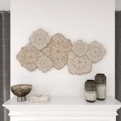 Farmhouse Wood Floral Intricately Carved Wall Decor White - Olivia & May 22 Farmhouse Wood Floral Intricately Carved Wall Decor White - Olivia & May -Decoration Series Shop GUEST 69158f93 3044 4270 9b94 3b6012edcd6c