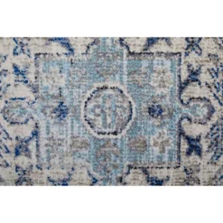 Bellini Transitional Medallion, Taupe/Gray/Blue, 2' X 3' Accent Rug -Decoration Series Shop GUEST 699f6920 e324 4496 88f4 5fc5e42de99f
