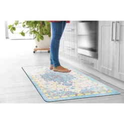 World Rug Gallery Traditional Bohemian Vintage Anti Fatigue Standing Mat -Decoration Series Shop GUEST 6ab952b2 f96c 4f9b ba2b 6fd74aac0ba2