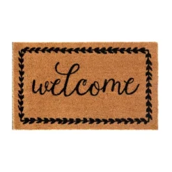 Flash Furniture Harbold 18" X 30" Indoor/Outdoor Coir Doormat With Welcome Message And Non-Slip Backing -Decoration Series Shop GUEST 6b6761ff 2bb3 4a3c a809 13cf94f2ee99