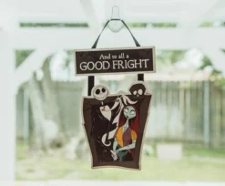 Silver Buffalo Disney Nightmare Before Christmas "Good Fright" 2-Piece Hanging Sign Wall Art 11 Silver Buffalo Disney Nightmare Before Christmas "Good Fright" 2-Piece Hanging Sign Wall Art -Decoration Series Shop GUEST 6c832c05 14e7 4569 8d7a 9b52d8370771