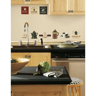 Coffee House Peel And Stick Wall Decal - RoomMates 4 Coffee House Peel And Stick Wall Decal - RoomMates - Image 2