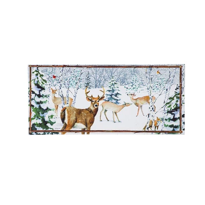 Evergreen Winter's Whisper Sassafras Indoor Outdoor Switch Doormat 1'10"x10" Brown 3 Evergreen Winter's Whisper Sassafras Indoor Outdoor Switch Doormat 1'10"x10" Brown