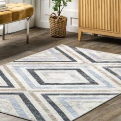 NuLOOM Akari Transitional Diamond Machine Washable Area Rug -Decoration Series Shop GUEST 7516ba82 701e 47aa b49e e3188af98523