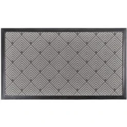 KAF Home Nested Angles Door Mat | 17 X 30 Inches, Durable Indoor Outdoor Entry Way Rug | Perfect For Mud-Rooms, High Traffic Areas, Garages, Storefronts, And Everyday Home Use -Decoration Series Shop GUEST 7553a87b b7cb 42e4 80e4 97fb6229df5d