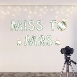 Big Dot Of Happiness Boho Botanical Bridal - Peel And Stick Greenery Party Large Banner Wall Decals - Miss To Mrs -Decoration Series Shop GUEST 75d460da 4dab 49de 97ee 1dd5046deae6