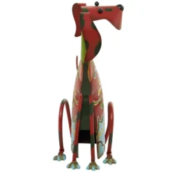 Metal Eclectic Dog Garden Sculpture - Olivia & May -Decoration Series Shop GUEST 776bbc57 5145 4b9d 883e 0430767987c8