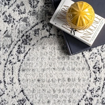 Vintage Minta Gray Rug - NuLOOM 4 Vintage Minta Gray Rug - NuLOOM - Image 2