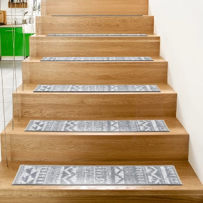 World Rug Gallery Modern Geometric Non-Slip Stair Treads 10 World Rug Gallery Modern Geometric Non-Slip Stair Treads - Image 8