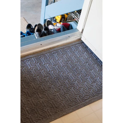 1'9" X 2'9" Geometric Indoor/Outdoor Doormat Gray - Entryways 3 1'9" X 2'9" Geometric Indoor/Outdoor Doormat Gray - Entryways